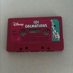 Disney Red Cassette Player Portable Audio